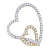Image 1 : 10KT White Gold 0.33CTW DIAMOND FASHION PENDANT