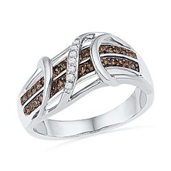 10KT White Gold 0.25CTW-DIA FASHION BAND