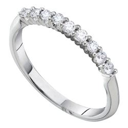 14KT White Gold 0.25CTW ROUND DIAMOND LADIES FASHION BA