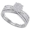 Image 1 : 10KT White Gold 0.33CT DIAMOND MICRO PAVE RING