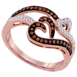 10KT Rose Gold 0.25CTW DIAMOND MICRO-PAVE RING