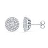 Image 1 : 10KT White Gold 0.50CTW DIAMOND FASHION EARRING