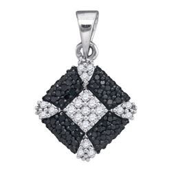 925 Sterling Silver White 0.25CT DIAMOND FASHION PENDAN
