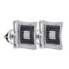 Image 1 : 925 Sterling Silver White 0.12CT DIAMOND MICRO-PAVE EAR