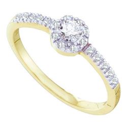 10KT Yellow Gold 0.25CTW DIAMOND LADIES BRIDAL RING