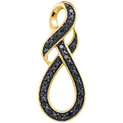 10K Yellow-gold 0.11CTW DIAMOND FASHION PENDANT