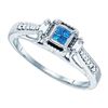 Image 1 : 10KT White Gold 0.23CTW DIAMOND INVISIBLE BRIDAL RING