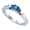 Image 1 : 10KT White Gold 0.27CTW DIAMOND FASHION RING