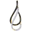 Image 1 : 10kt Yellow Gold Womens Round Green Colored Diamond Dou
