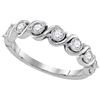 Image 1 : 10KT White Gold 0.33CTW-Diamond FASHION BAND