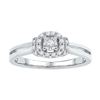 Image 1 : 10KT White Gold 0.25CTW DIAMOND FASHION RING