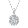 Image 1 : 10KT White Gold 0.25CTW DIAMOND FASHION PENDANT