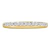 Image 1 : 14KT Yellow Gold 0.15CTW DIAMOND LADIES FASHION BAND