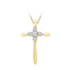 Image 1 : 10K Yellow-gold 0.05CTW DIAMOND FASHION PENDANT