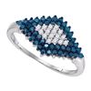 Image 1 : 10KT White Gold 0.50CTW DIAMOND FASHION RING