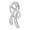 Image 1 : 10KT White Gold 0.07CTW DIAMOND FASHION PENDANT