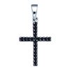 Image 1 : 10KT White Gold 0.19CTW DIAMOND MICRO PAVE PENDANT