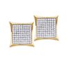 Image 1 : 10KT Yellow Gold 0.23CTW ROUND DIAMOND LADIES MICRO PAV