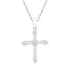 Image 1 : 10KT White Gold 0.10CTW DIAMOND FASHION PENDANT