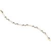 Image 1 : 925 Sterling Silver Yellow 0.24CT DIAMOND MICRO-PAVE BR