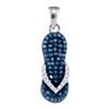 Image 1 : 10KT White Gold 0.30CTW DIAMOND FASHION PENDANT