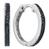 Image 1 : 14KT White Gold 0.11CTW DIAMOND FASHION EARRINGS