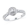 Image 1 : 10KT White Gold 0.40CTW DIAMOND FASHION RING