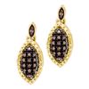 Image 1 : 10KT Yellow Gold 0.30CTW COGNAC DIAMOND LADIES FASHION