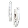 Image 1 : 14KT White Gold 0.25CTW BAGGUETTE DIAMOND LADIES FASHIO