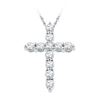 Image 1 : 10KT White Gold 0.33CTW DIAMOND FASHION PENDANT