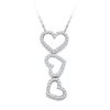 Image 1 : 10KT White Gold 0.00CTW DIAMOND FASHION PENDANT