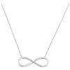 Image 1 : 10KT White Gold 0.05CTW DIAMOND FASHION NECKLACE