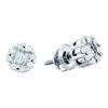 Image 1 : 14KT White Gold 0.25CTW DIAMOND FASHION EARRINGS