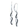 Image 1 : 14KT White Gold 0.32CTW DIAMOND FASHION EARRING