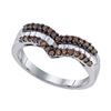 Image 1 : 925 Sterling Silver White 0.50CT DIAMOND FASHION RING