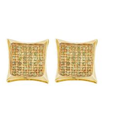 10KT Yellow Gold 0.10CTW ROUND DIAMOND LADIES MICRO PAV