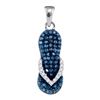 Image 1 : 10KT White Gold 0.30CTW DIAMOND FASHION PENDANT