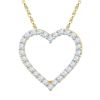 Image 1 : 10K Yellow-gold 0.25CTW DIAMOND FASHION PENDANT