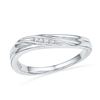 Image 1 : 10KT White Gold 0.02CTW DIAMOND FASHION RING