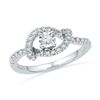 Image 1 : 10KT White Gold 0.25CTW DIAMOND FASHION RING