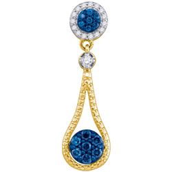 10K Yellow-gold 0.36CTW DIAMOND FASHION PENDANT