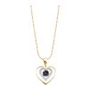 Image 1 : 10K Yellow-gold 0.25CTW ROUND BLACK DIAMOND LADIES FLOW