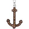 Image 1 : 10KT White Gold 0.20CTW COGNAC DIAMOND FASHION PENDANT