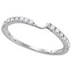 Image 1 : 14kt White Gold Womens Round Natural Diamond 2-stone We