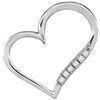 Image 1 : 10KT White Gold 0.05CTW DIAMOND FASHION PENDANT