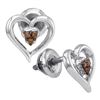 Image 1 : 925 Sterling Silver White 0.07CT DIAMOND FASHION EARRIN