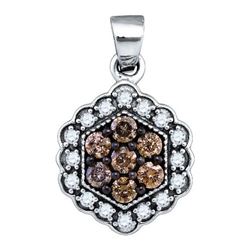 10K Yellow-gold 0.45CTW DIAMOND FASHION PENDANT