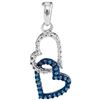 Image 1 : 10KT White Gold 0.15CTW DIAMOND FASHION PENDANT