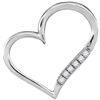 Image 1 : 10KT White Gold 0.05CTW DIAMOND FASHION PENDANT