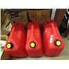 Image 1 : 3 New 5 Gallon Gas Cans